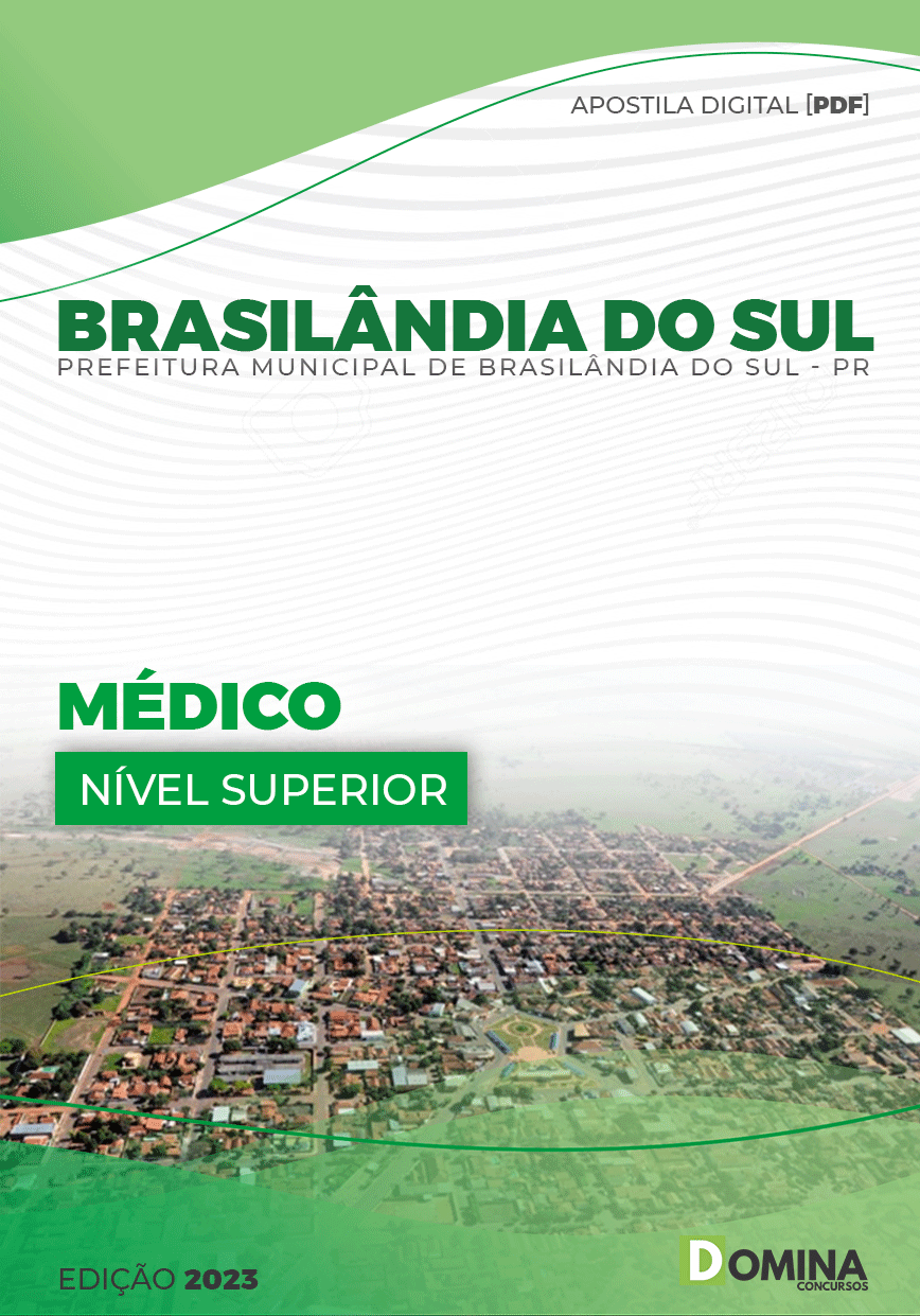 Apostila Digital Pref Brasilândia Sul PR 2023 Médico