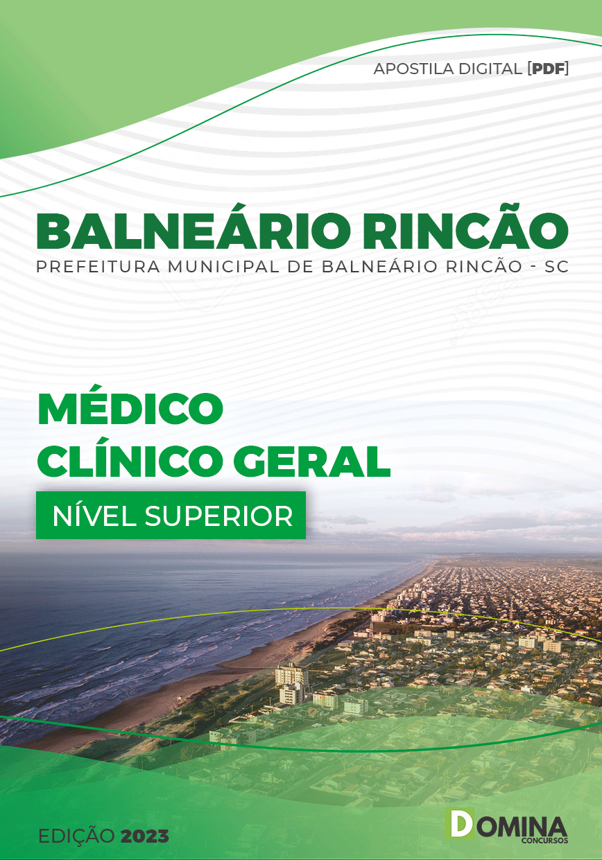 Apostila Pref Balneário Rincão SC 2023 Médico Clínico Geral