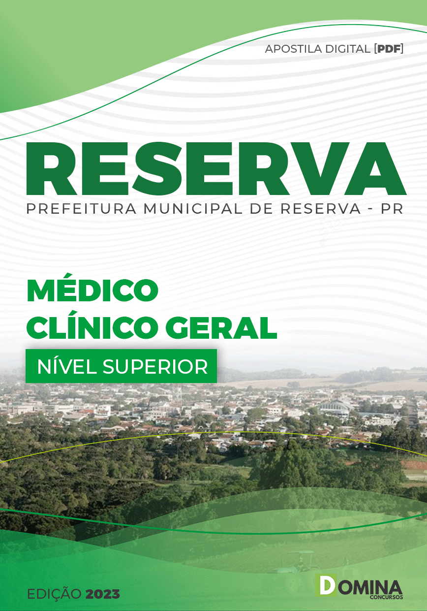 Apostila Concurso Pref Reserva PR 2023 Médico Clínico Geral