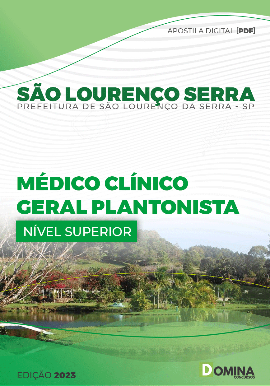 Apostila Pref São Lourenço Serra SP 2023 Médico Clínico Geral