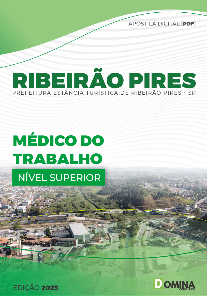Apostila Digital Pref Ribeirão Pires SP 2023 Médico Trabalho