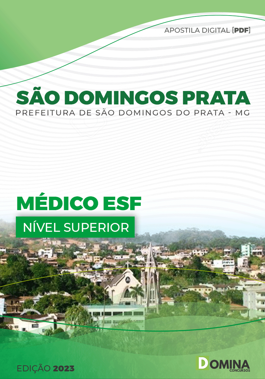 Apostila Pref São Domingos Prata MG 2023 Médico ESF