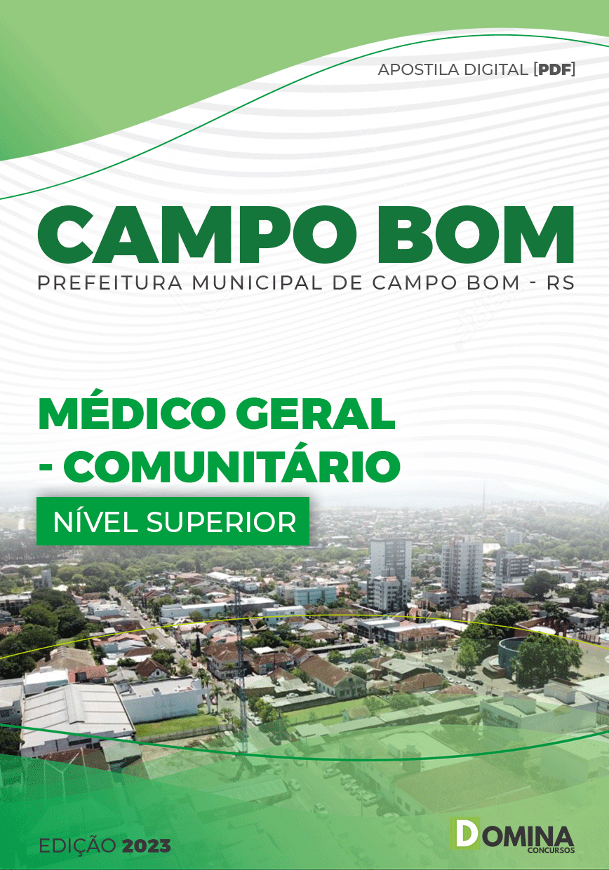 Apostila Digital Pref Campo Bom RS 2023 Médico Geral