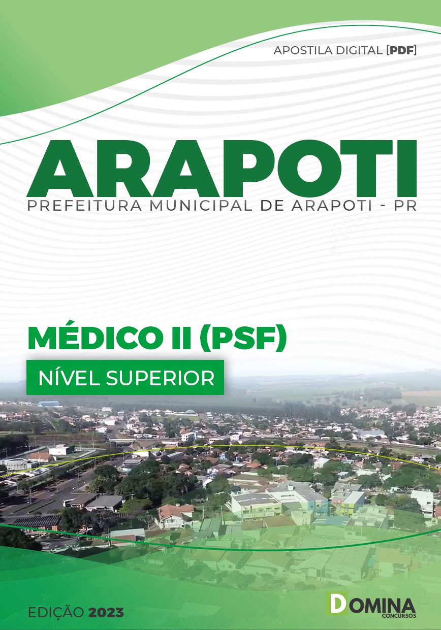 Apostila Concurso Pref Arapoti PR 2023 Médico II
