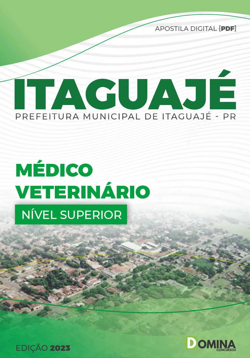 Apostila Concurso Pref Itaguajé PR 2023 Médico Veterinário