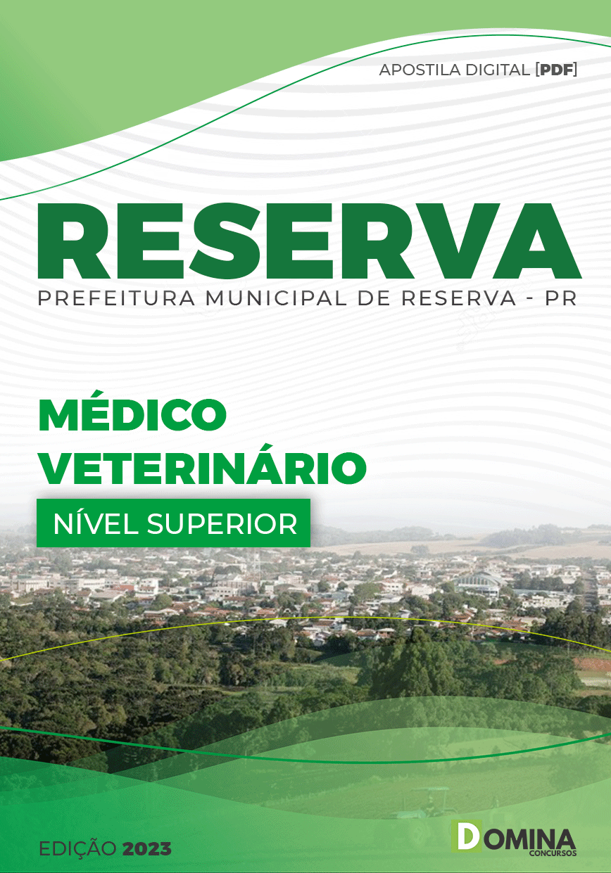 Apostila Concurso Pref Reserva PR 2023 Médico Veterinário