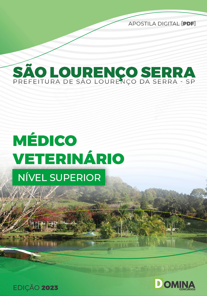Apostila Pref São Lourenço Serra SP 2023 Médico Veterinário