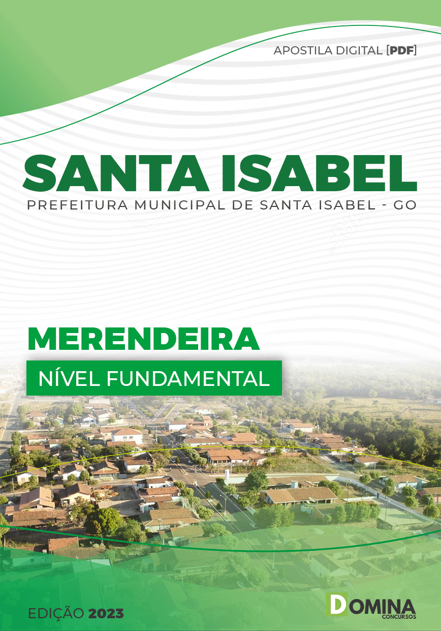 Apostila Concurso Pref Santa Isabel GO 2023 Merendeira