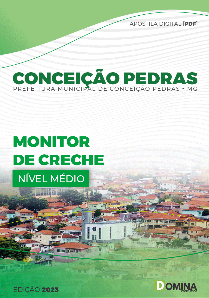 Apostila Pref Conceição Pedras MG 2023 Monitor Creche