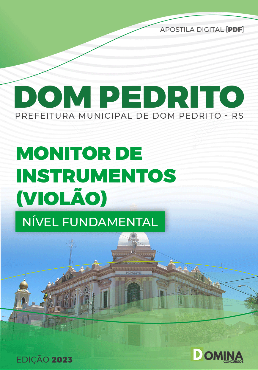 Apostila Pref Dom Pedrito RS 2023 Monitor Instrumentos