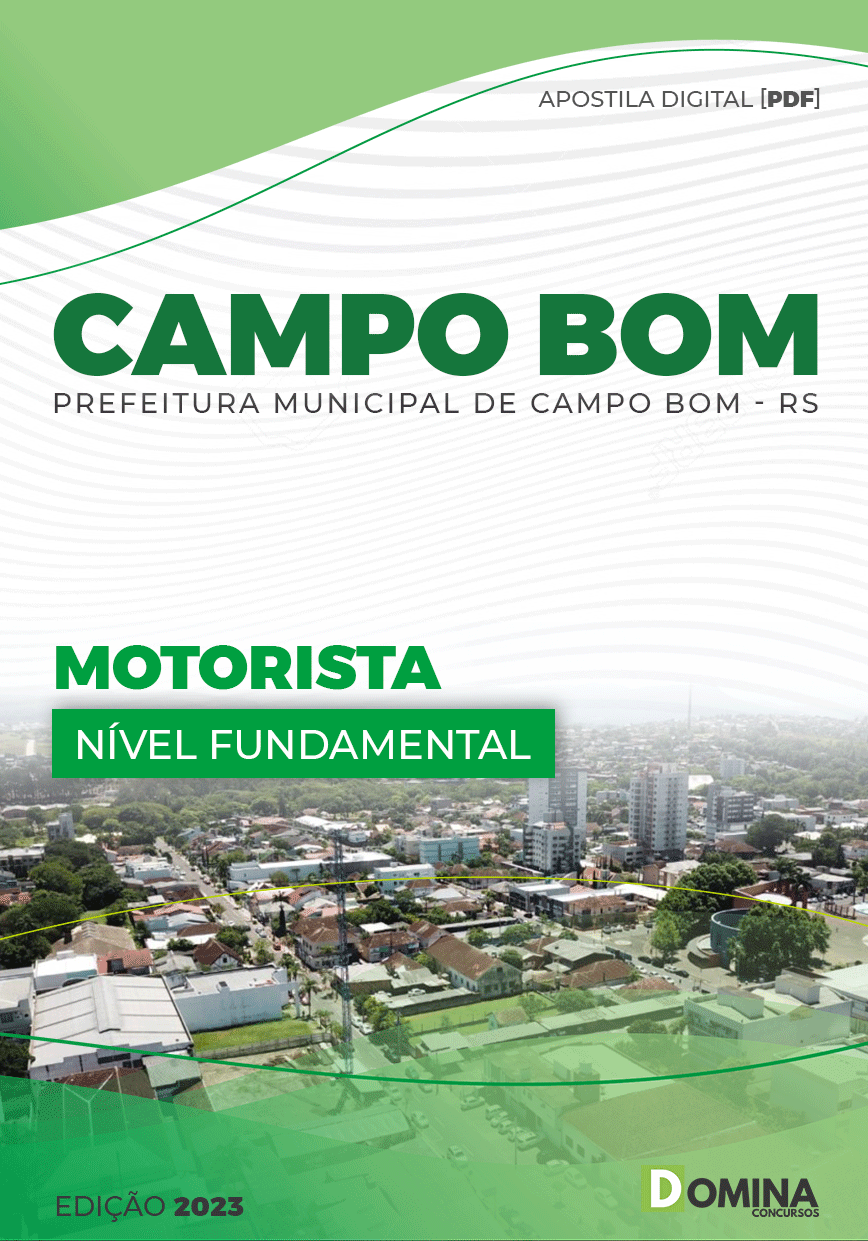 Apostila Concurso Pref Campo Bom RS 2023 Motorista
