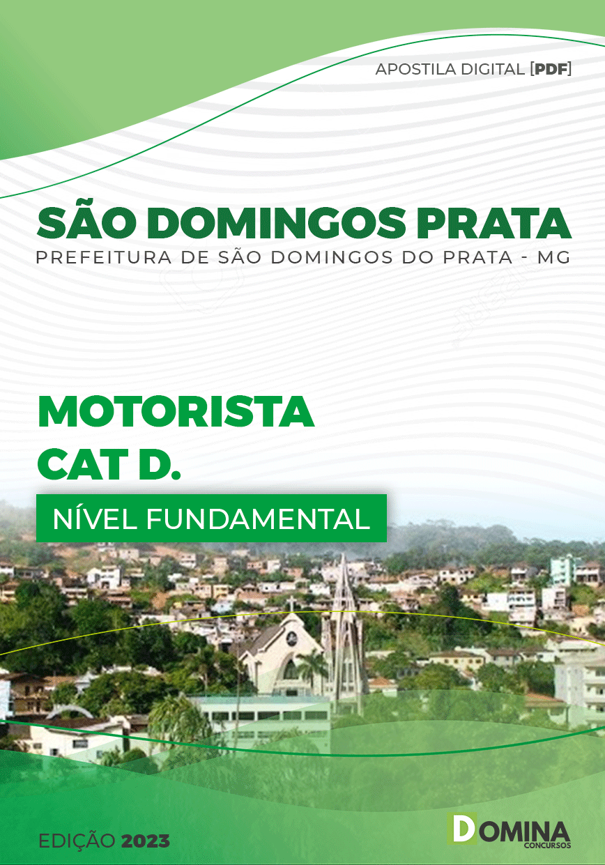 Apostila Pref São Domingos Prata MG 2023 Motorista D