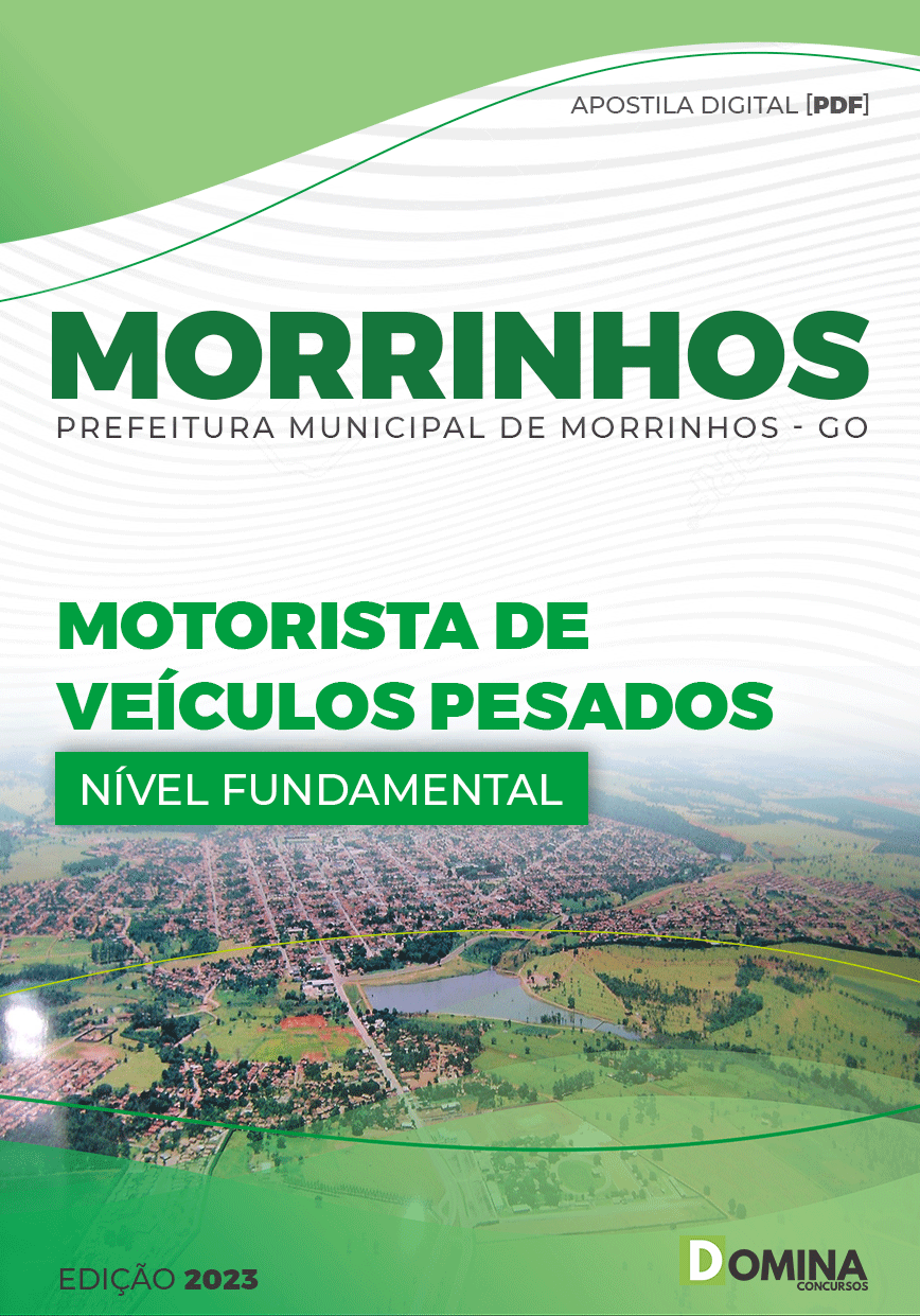 Apostila Pref Morrinhos GO 2023 Motorista Veículos Pesados