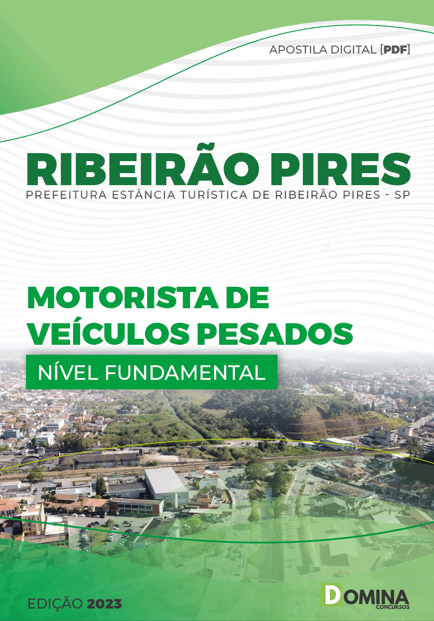 Apostila Pref Ribeirão Pires SP 2023 Motorista Veículos Pesados