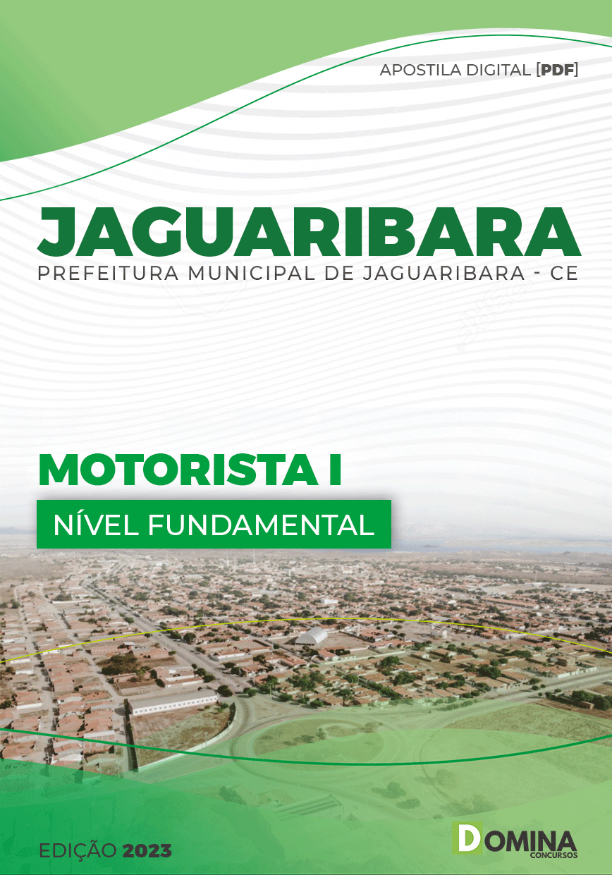 Apostila Digital Pref Jaguaribara CE 2023 Motorista I