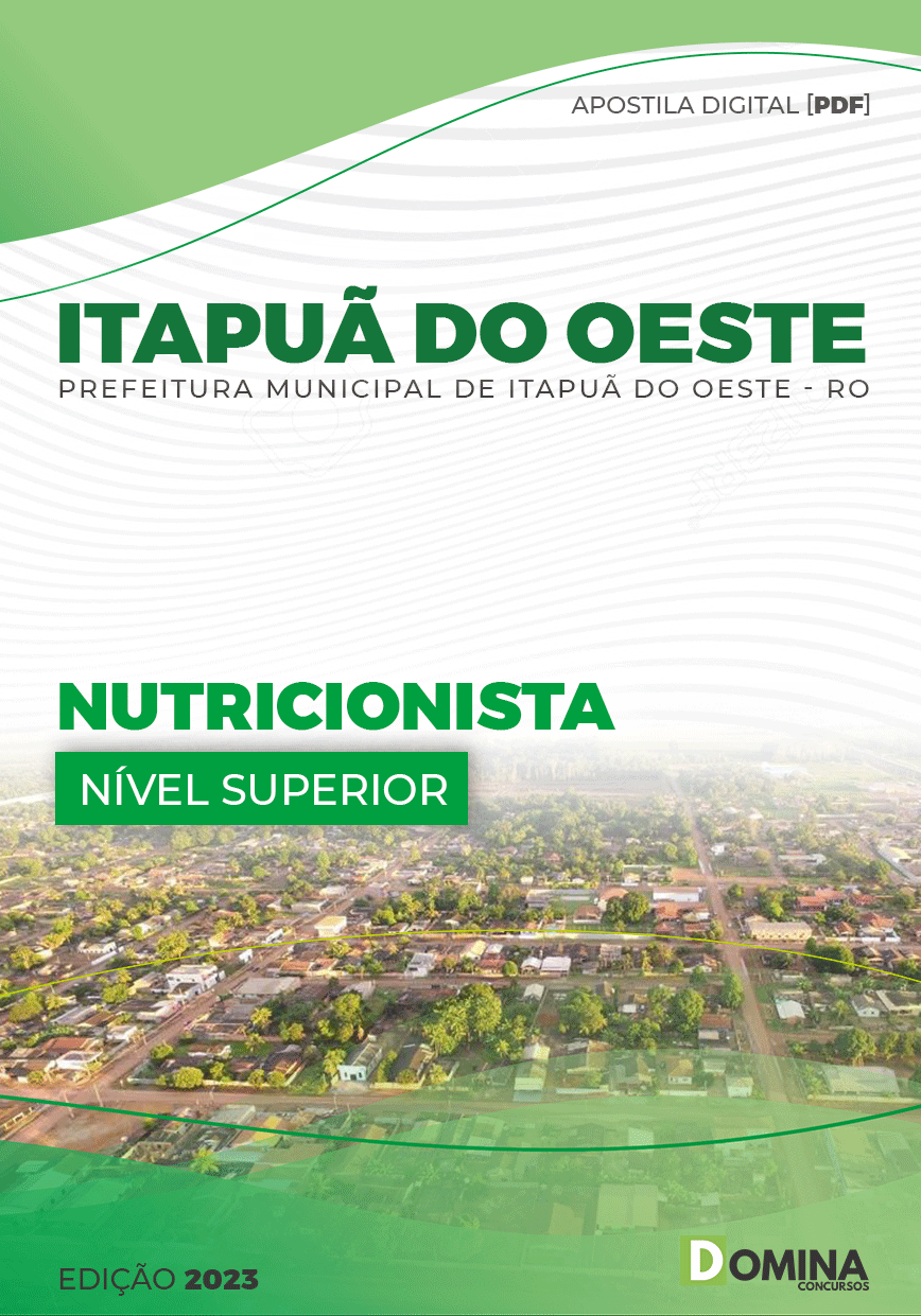 Apostila Pref Itapuã do Oeste RO 2023 Nutricionista