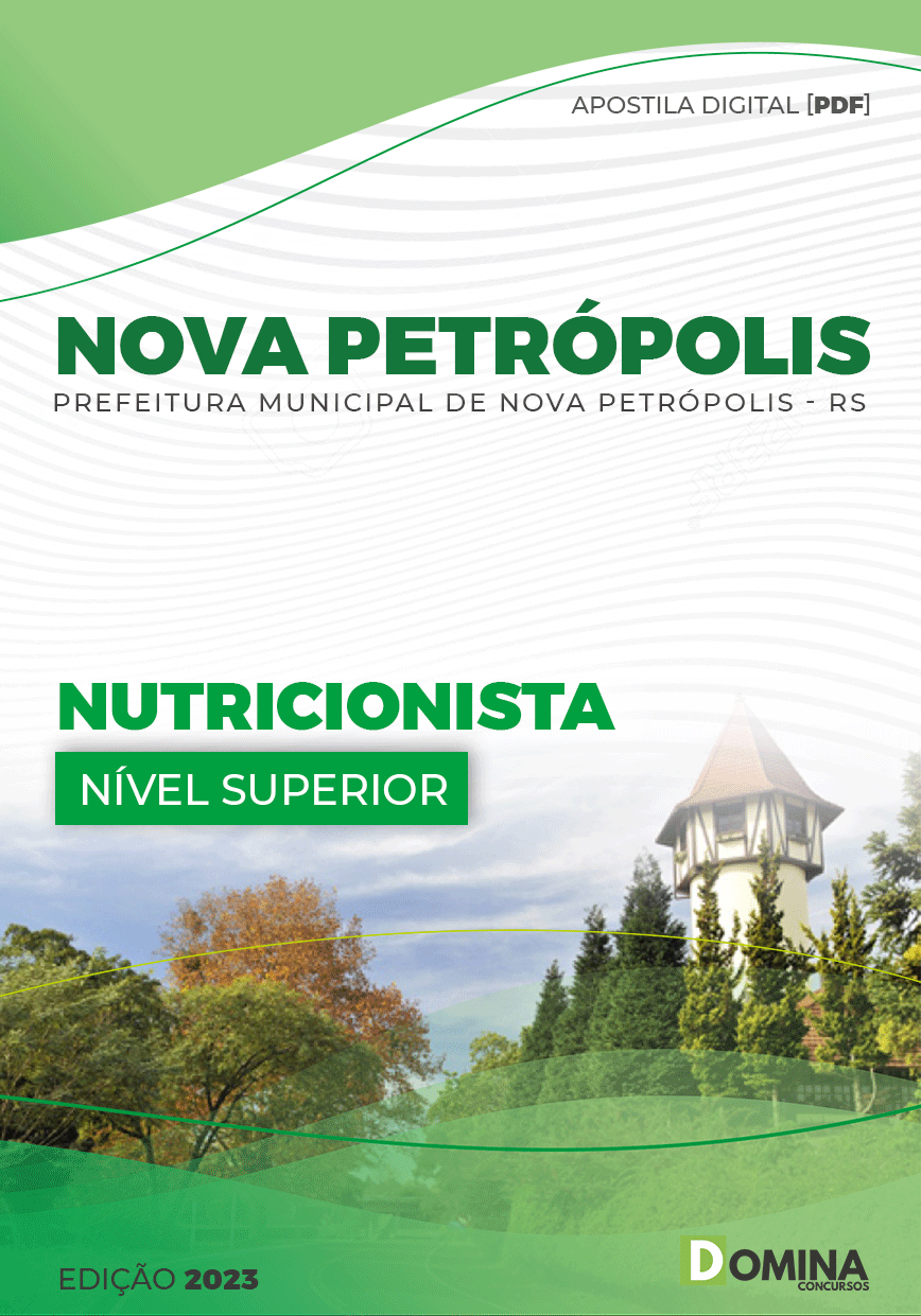 Apostila Pref Nova Petrópolis RS 2023 Nutricionista