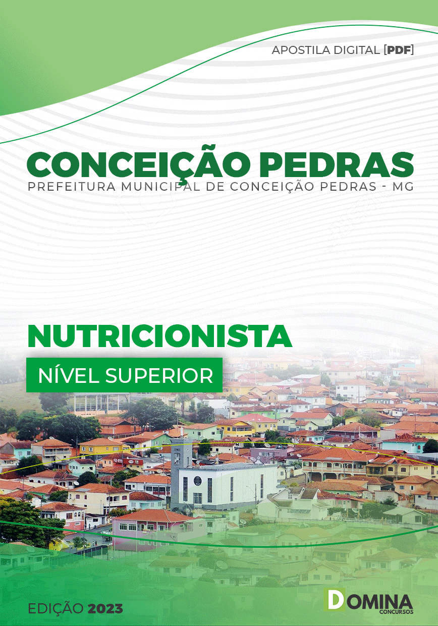 Apostila Pref Conceição Pedras MG 2023 Nutricionista