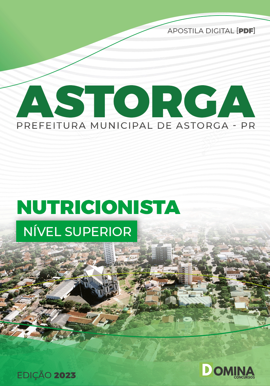 Apostila Concurso Pref Astorga PR 2023 Nutricionista