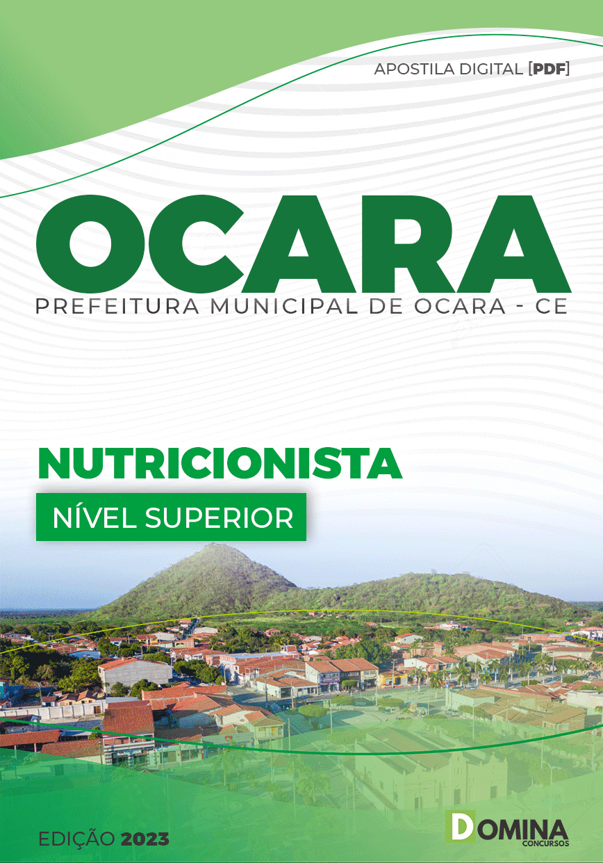 Apostila Concurso Pref Ocara CE 2023 Nutricionista