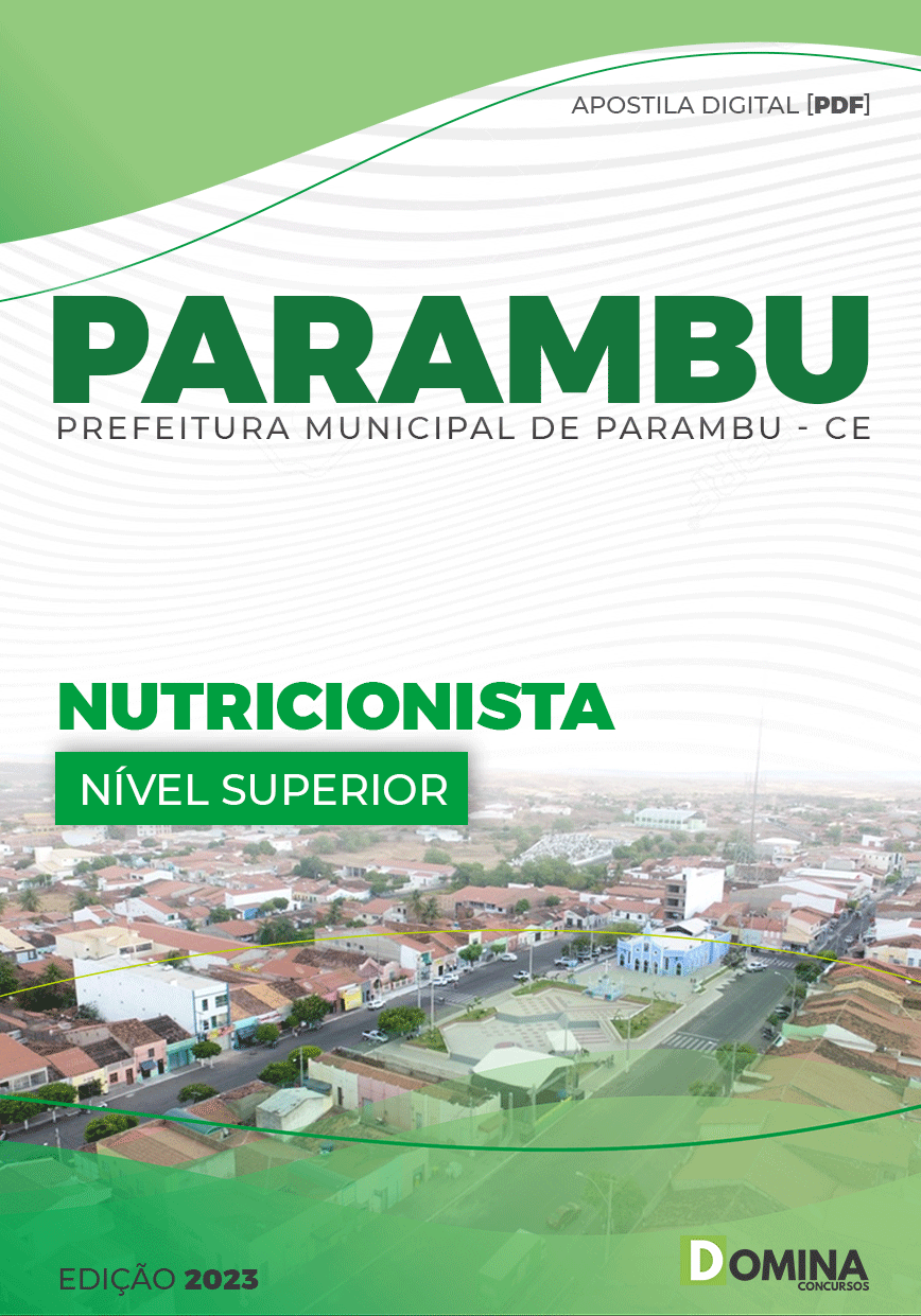 Apostila Digital Pref Parambu CE 2023 Nutricionista