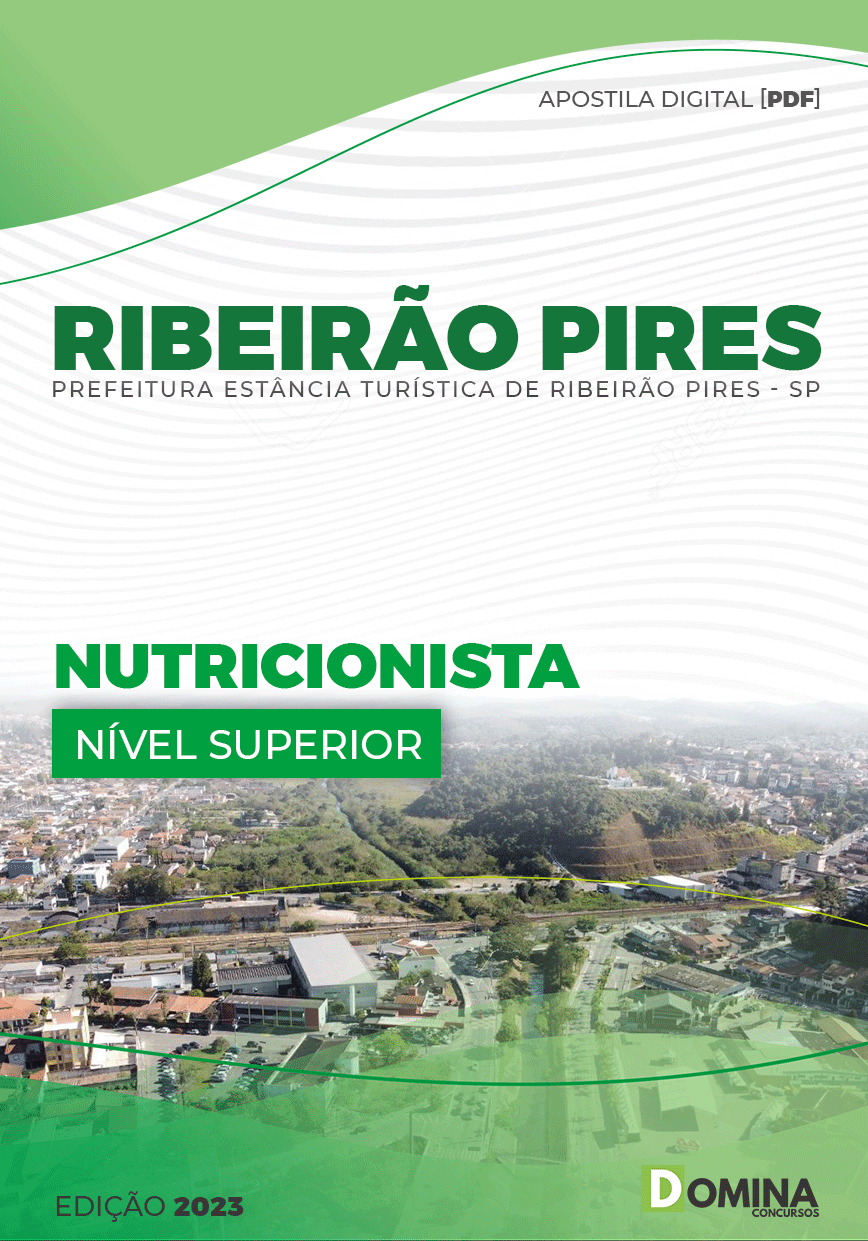 Apostila Digital Pref Ribeirão Pires SP 2023 Nutricionista