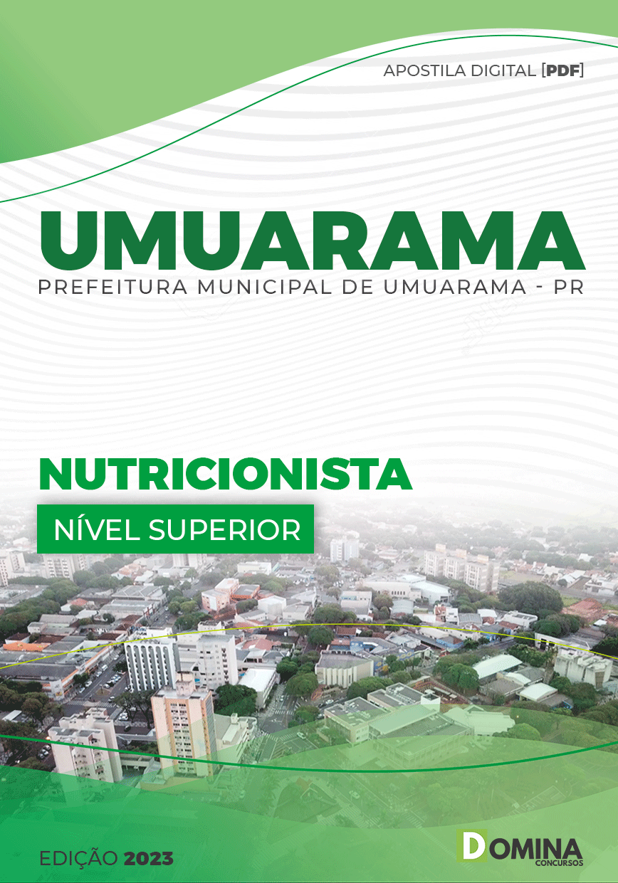 Apostila Digital Pref Umuarama PR 2023 Nutricionista