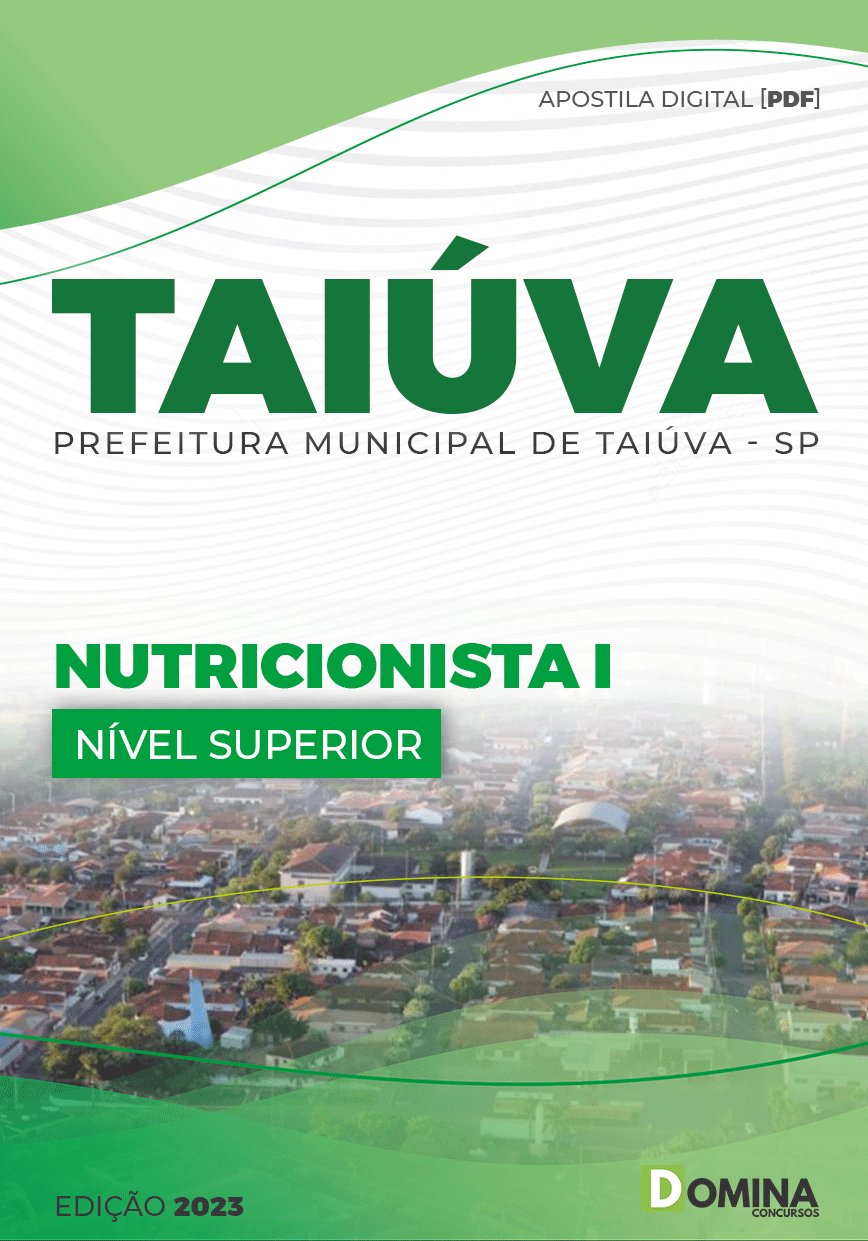 Apostila Concurso Pref Taiúva SP 2023 Nutricionista I
