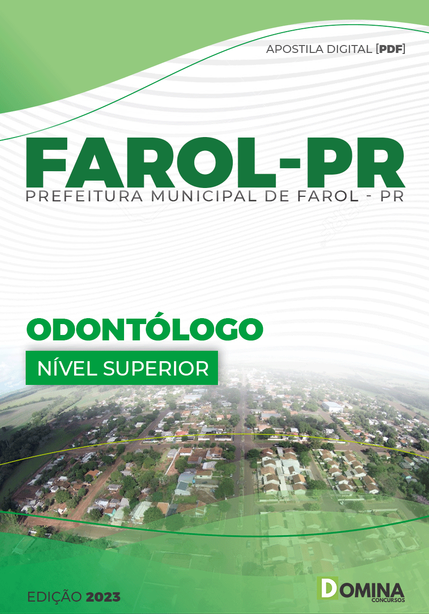 Apostila Concurso Pref Farol PR 2023 Odontólogo