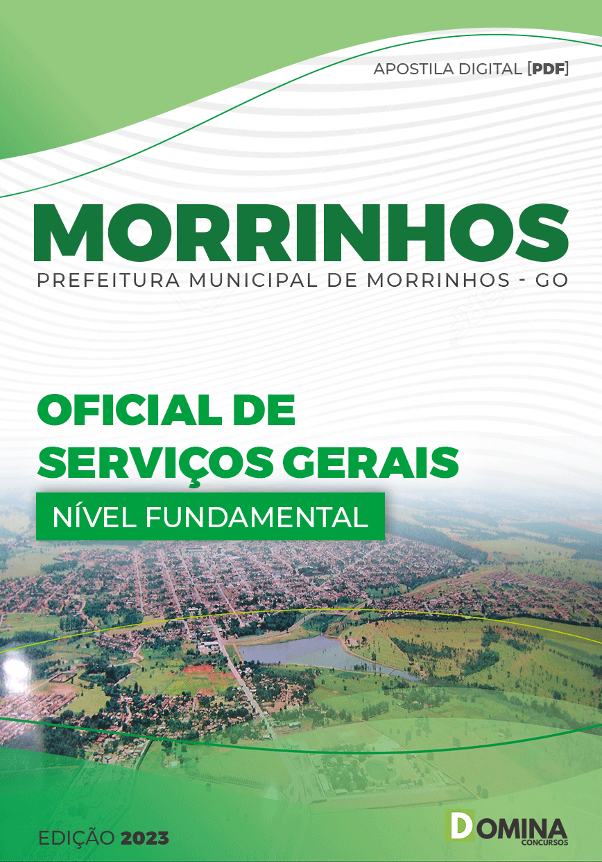 Apostila Pref Morrinhos GO 2023 Oficial Serviços Gerais