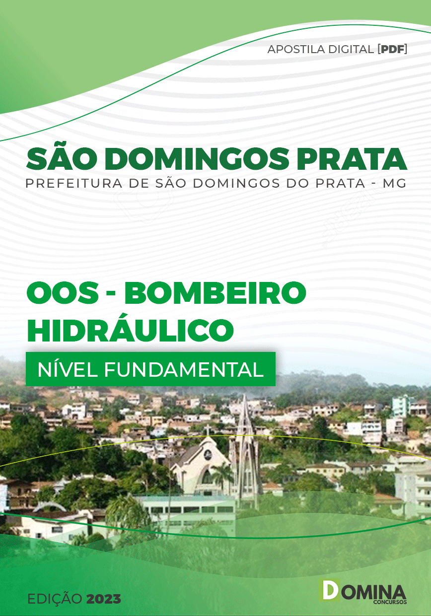 Apostila Pref São Domingos Prata MG 2023 Bombeiro Hidráulico