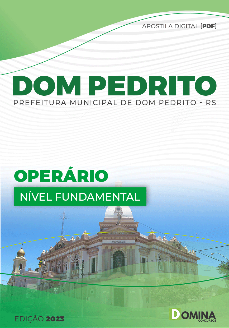Apostila Digital Pref Dom Pedrito RS 2023 Operário