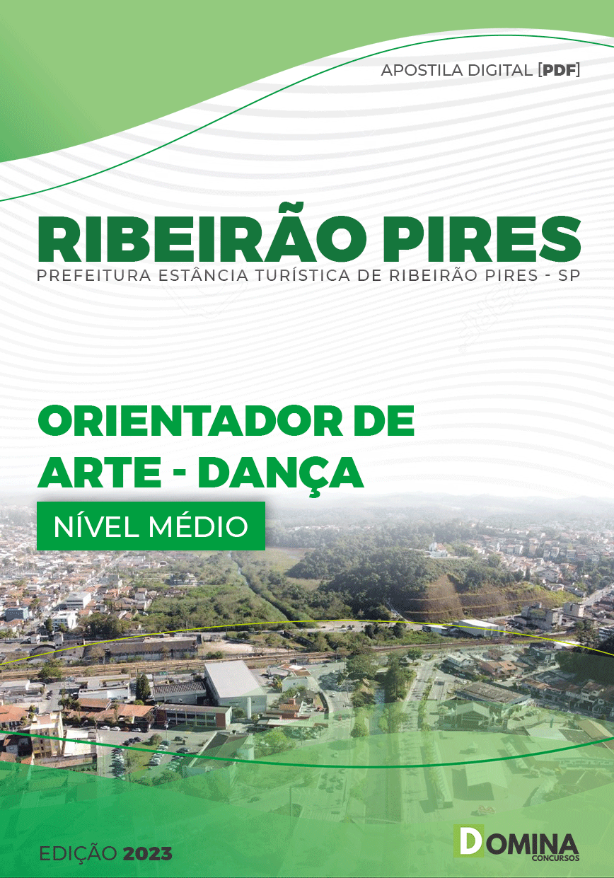 Apostila Pref Ribeirão Pires SP 2023 Orientador Arte Dança