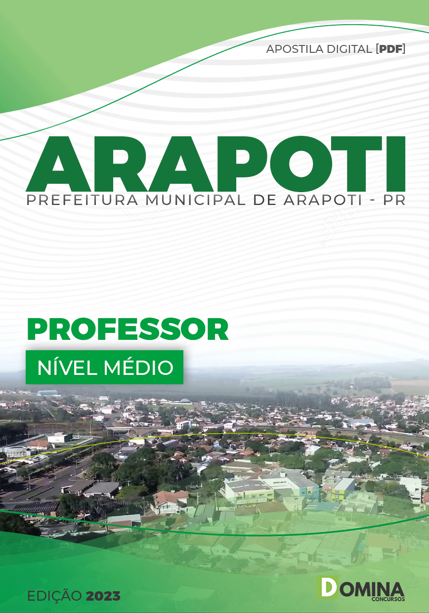 Apostila Concurso Pref Arapoti PR 2023 Professor