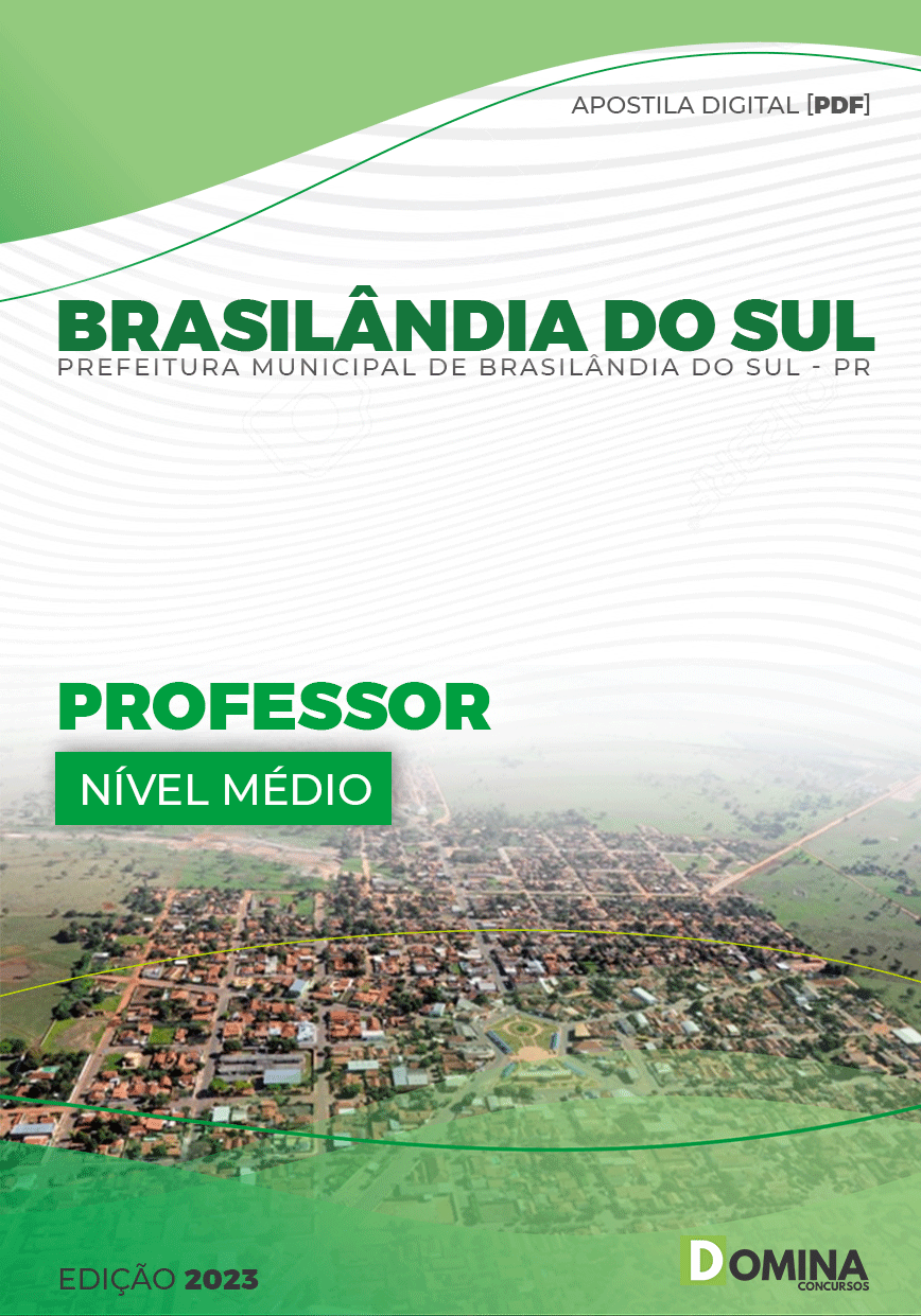 Apostila Digital Pref Brasilândia Sul PR 2023 Professor