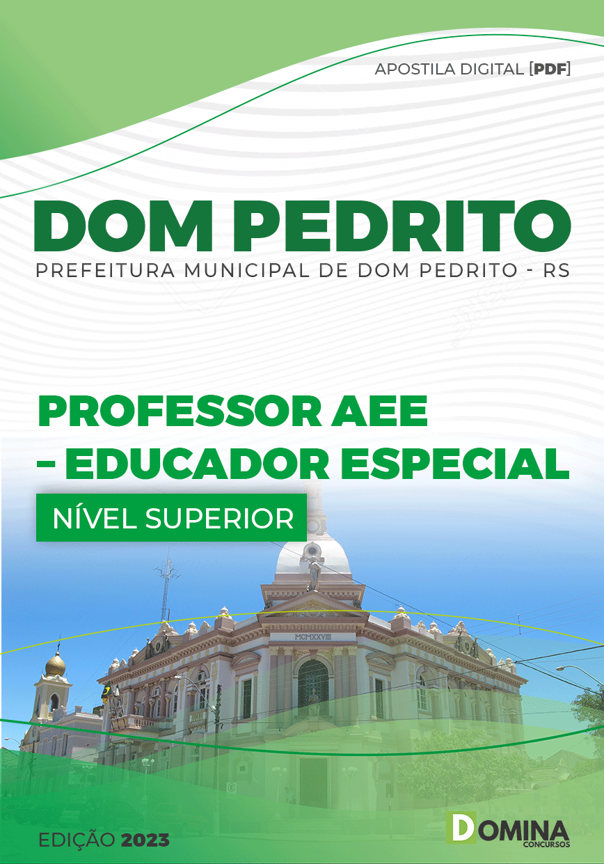 Apostila Pref Dom Pedrito RS 2023 Professor AEE Educação Especial