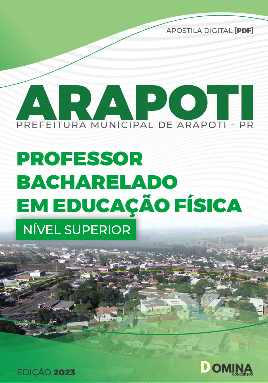 Apostila Pref Arapoti PR 2023 Professor Educação Física