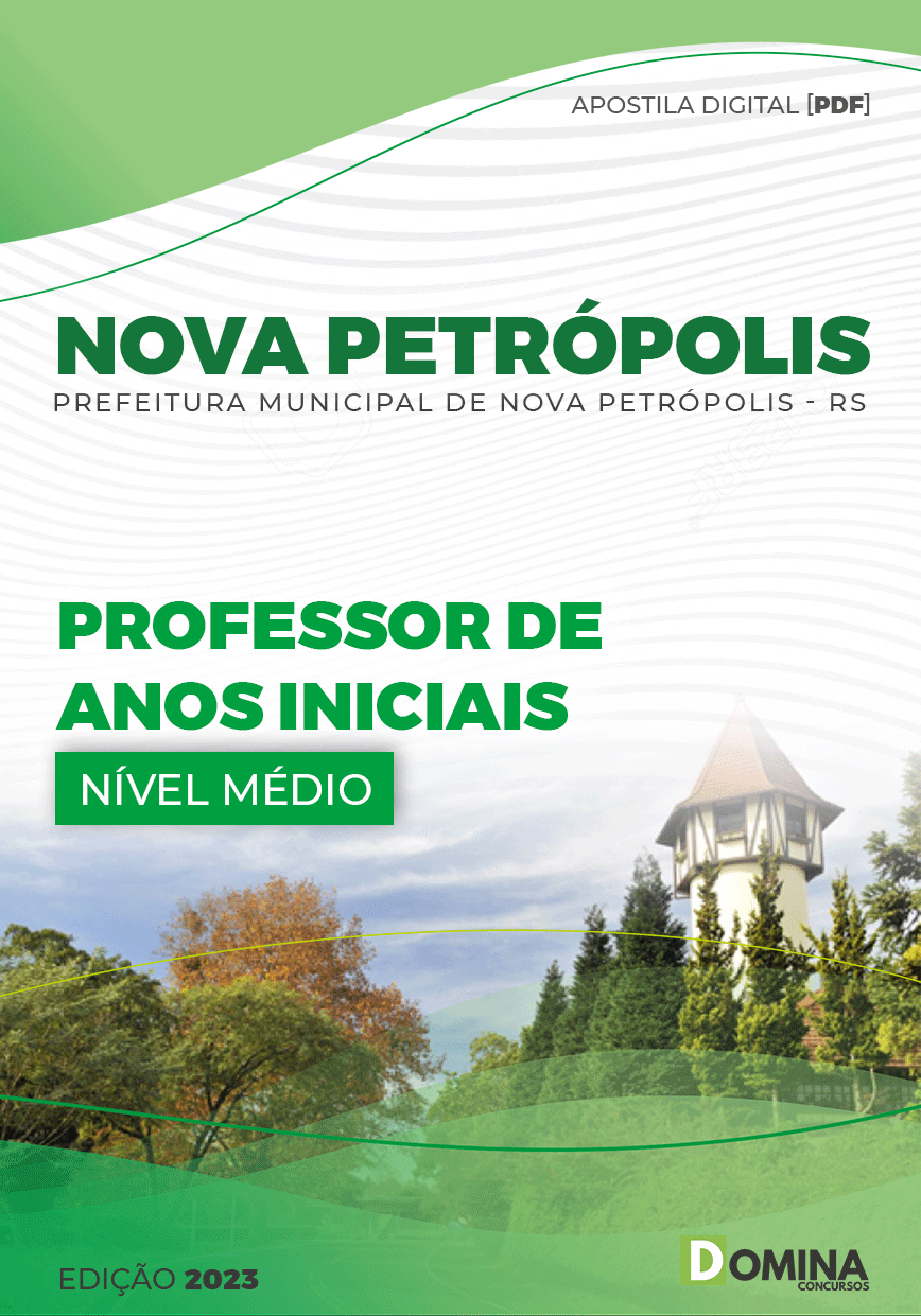 Apostila Pref Nova Petrópolis RS 2023 Professor Anos Iniciais