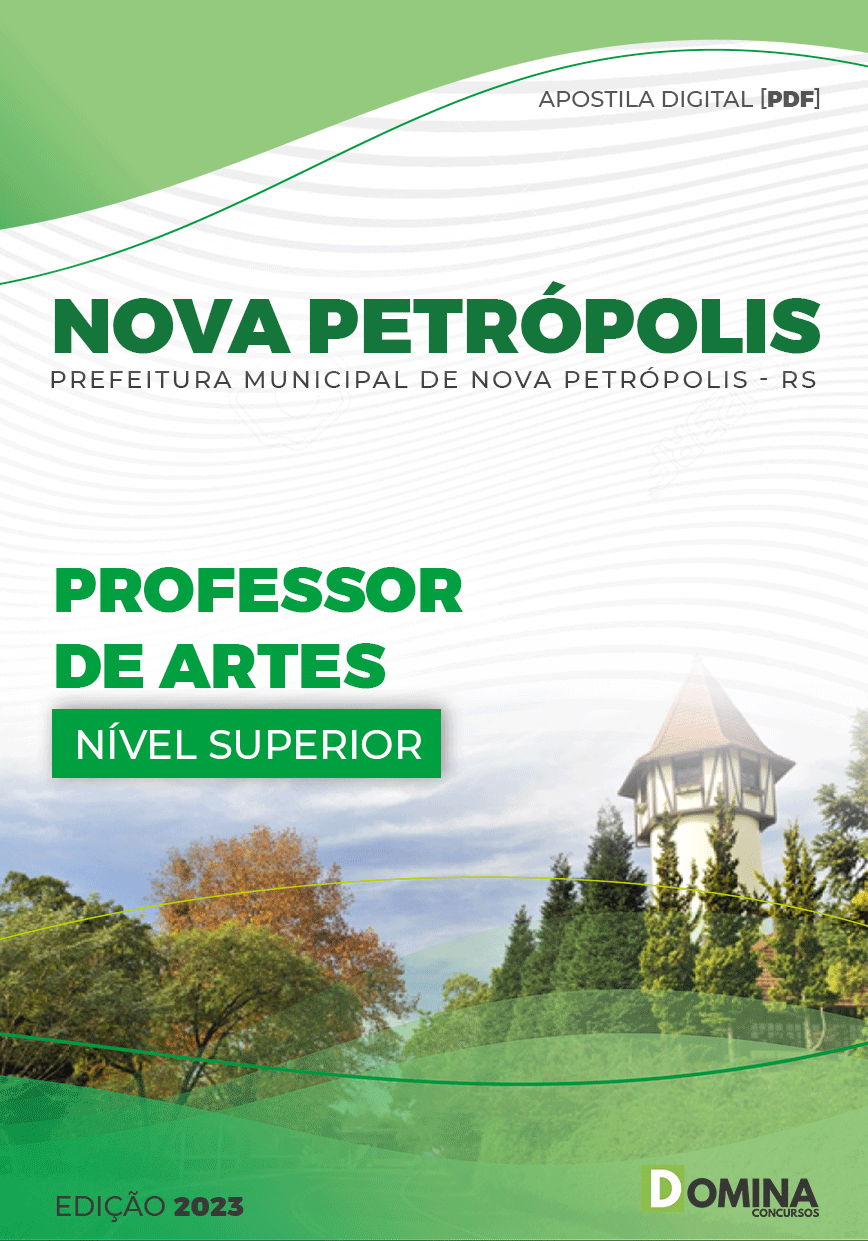 Apostila Pref Nova Petrópolis RS 2023 Professor Artes