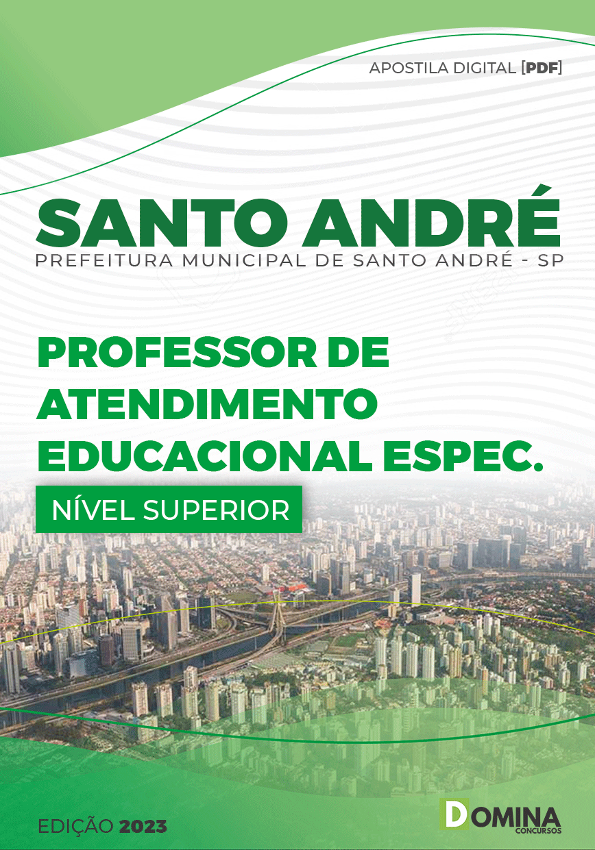 Apostila Pref Santo André SP 2023 Professor Educacional Especializado