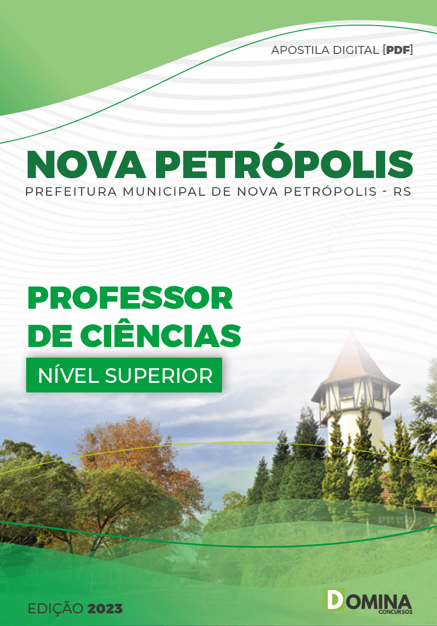 Apostila Pref Nova Petrópolis RS 2023 Professor Ciências