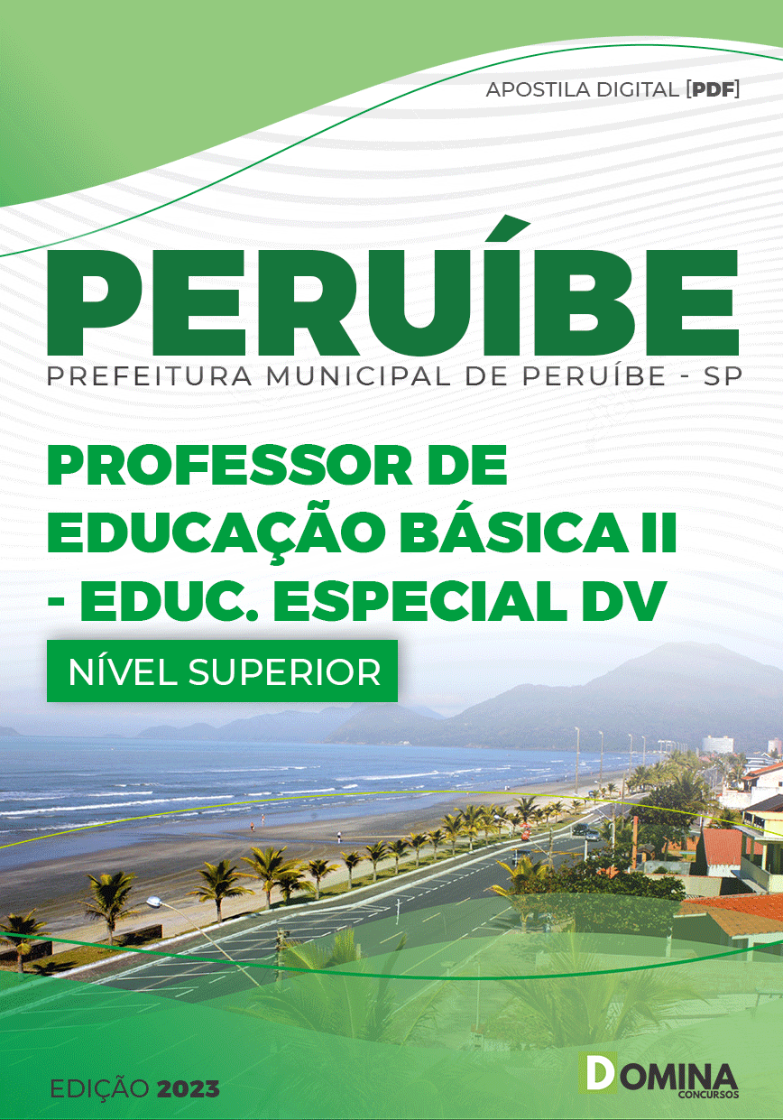 Apostila Pref Peruíbe SP 2023 Professor EB II Deficiência Auditiva