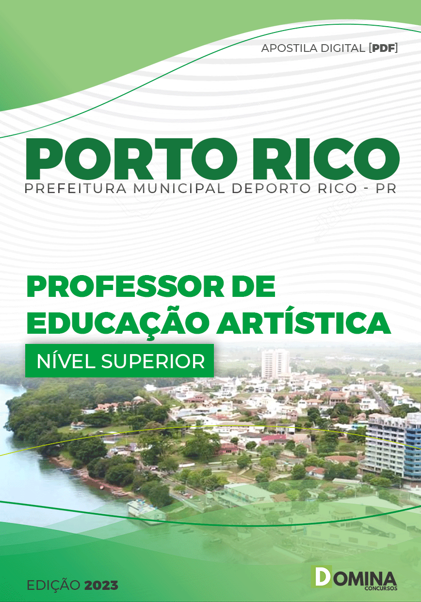 Apostila Digital Pref Porto Rico PR 2023 Professor
