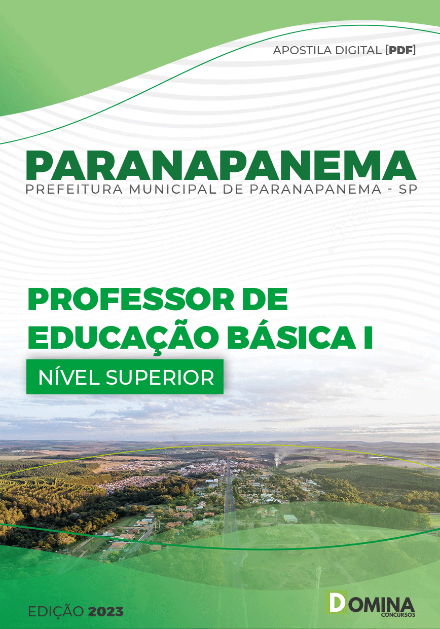 Apostila Pref Paranapanema SP 2023 Professor Educação Básica I