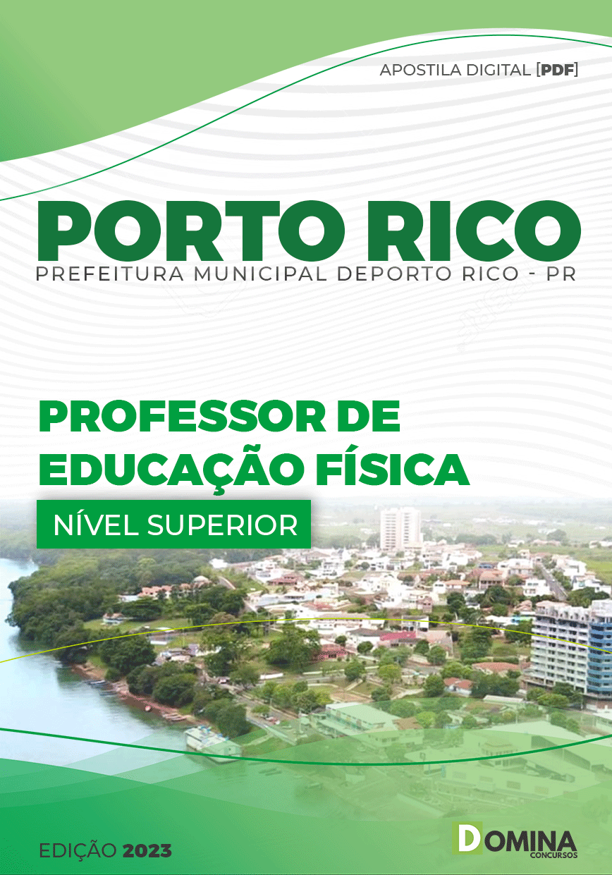 Apostila Pref Porto Rico PR 2023 Professor Educação Física