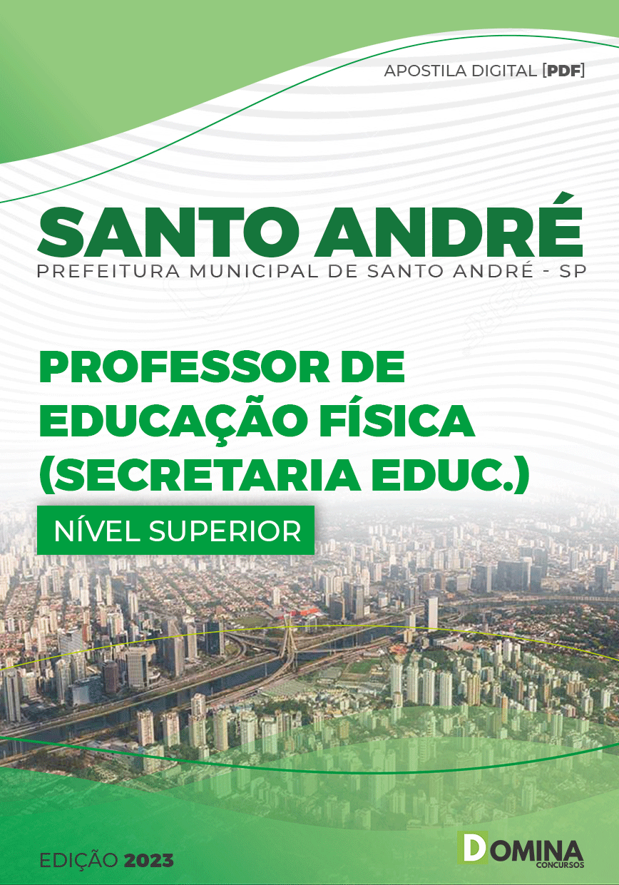 Apostila Pref Santo André SP 2023 Professor Educação Física