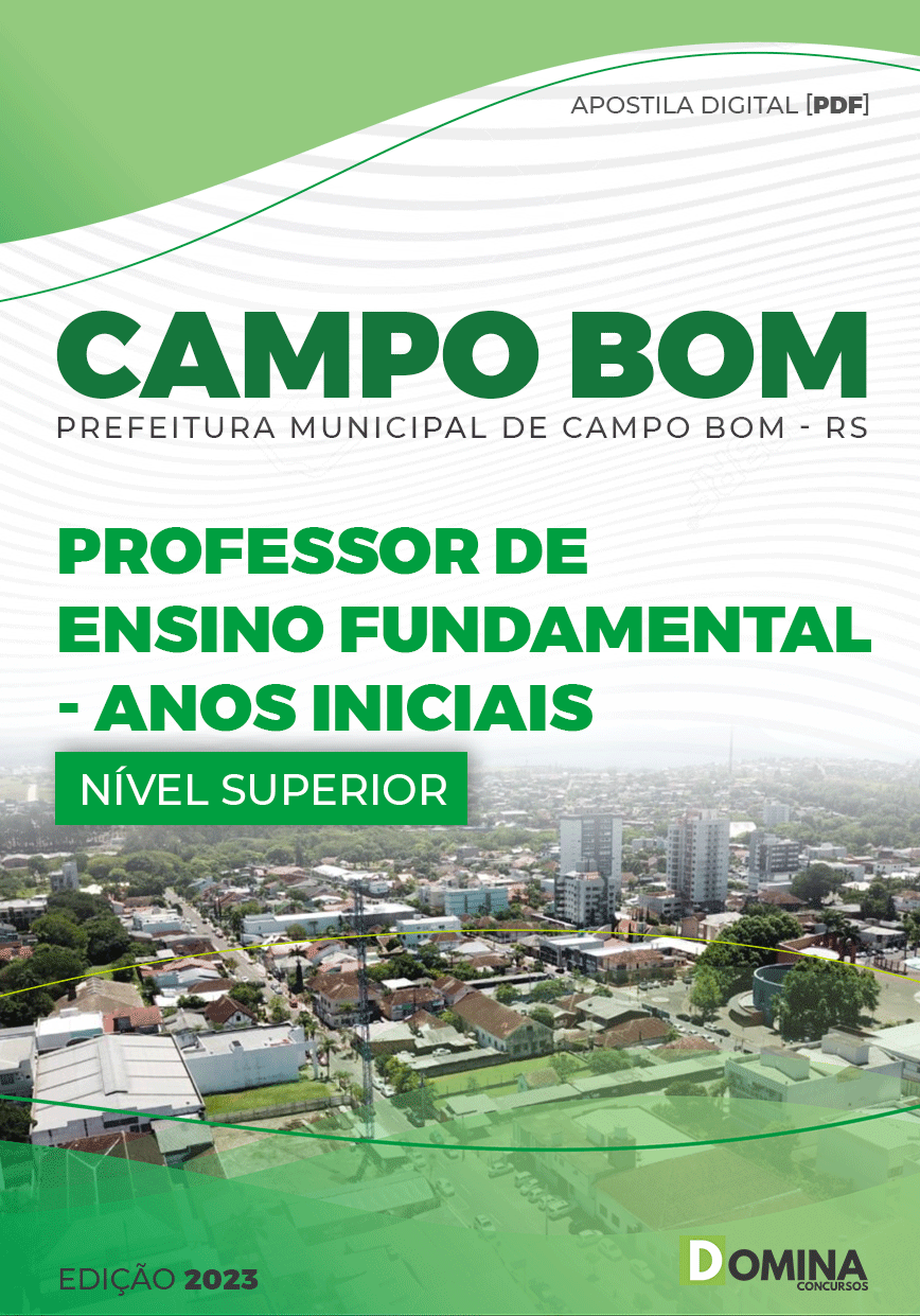 Apostila Pref Campo Bom RS 2023 Professor Fundamental Anos Inicias
