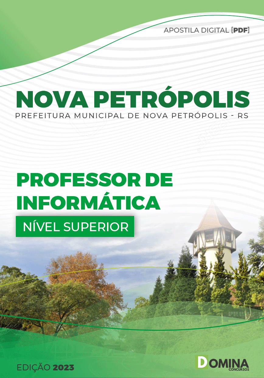 Apostila Pref Nova Petrópolis RS 2023 Professor Informática