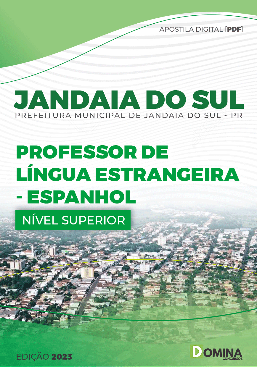 Apostila Pref Jandaia Sul PR 2023 Professor Língua Espanhola