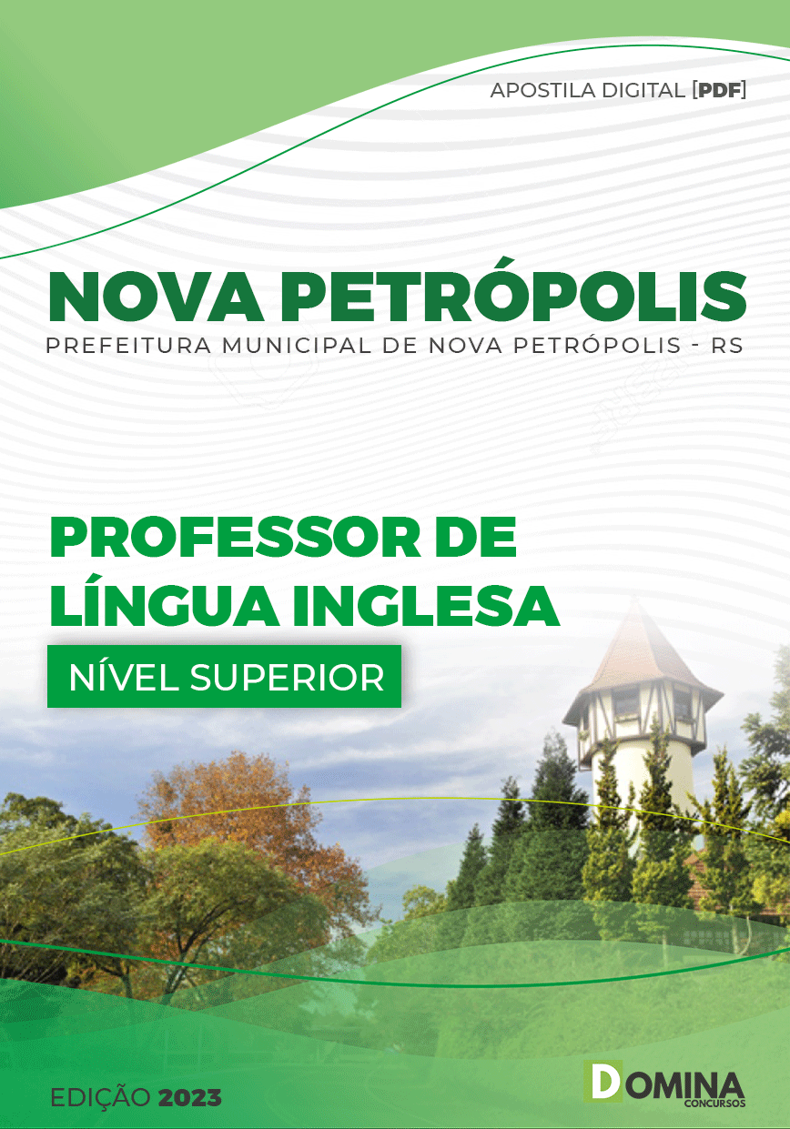 Apostila Pref Nova Petrópolis RS 2023 Professor Língua Inglesa